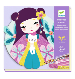 Djeco Onnanoko Glitter & Gem Boards Kit