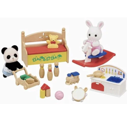 Sylvanian Families Toy Box Snow Rabbit & Panda Babies