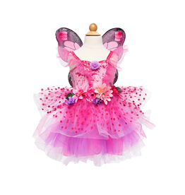 Great Pretenders Fairy Blooms Deluxe Dress & Wings Pink Size 5-6