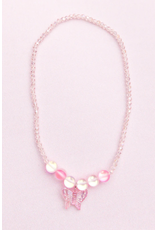 Great Pretenders Boutique Holo Pink Crystal Necklace