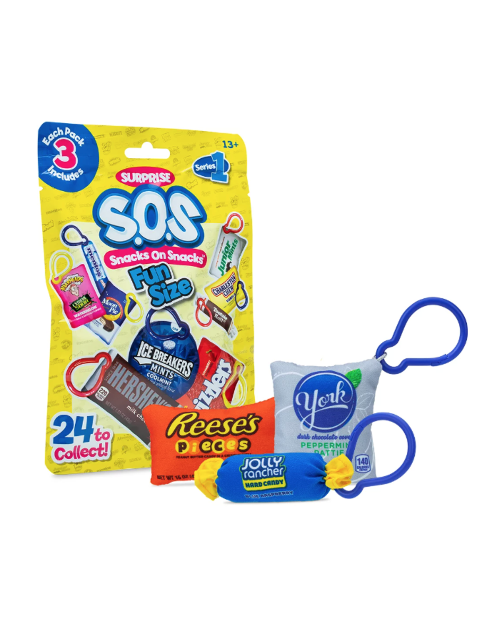Schylling SOS Fun Size Plush 3 Pack