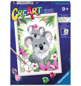 Ravensburger CreART Paint by Numbers Koala Cuties