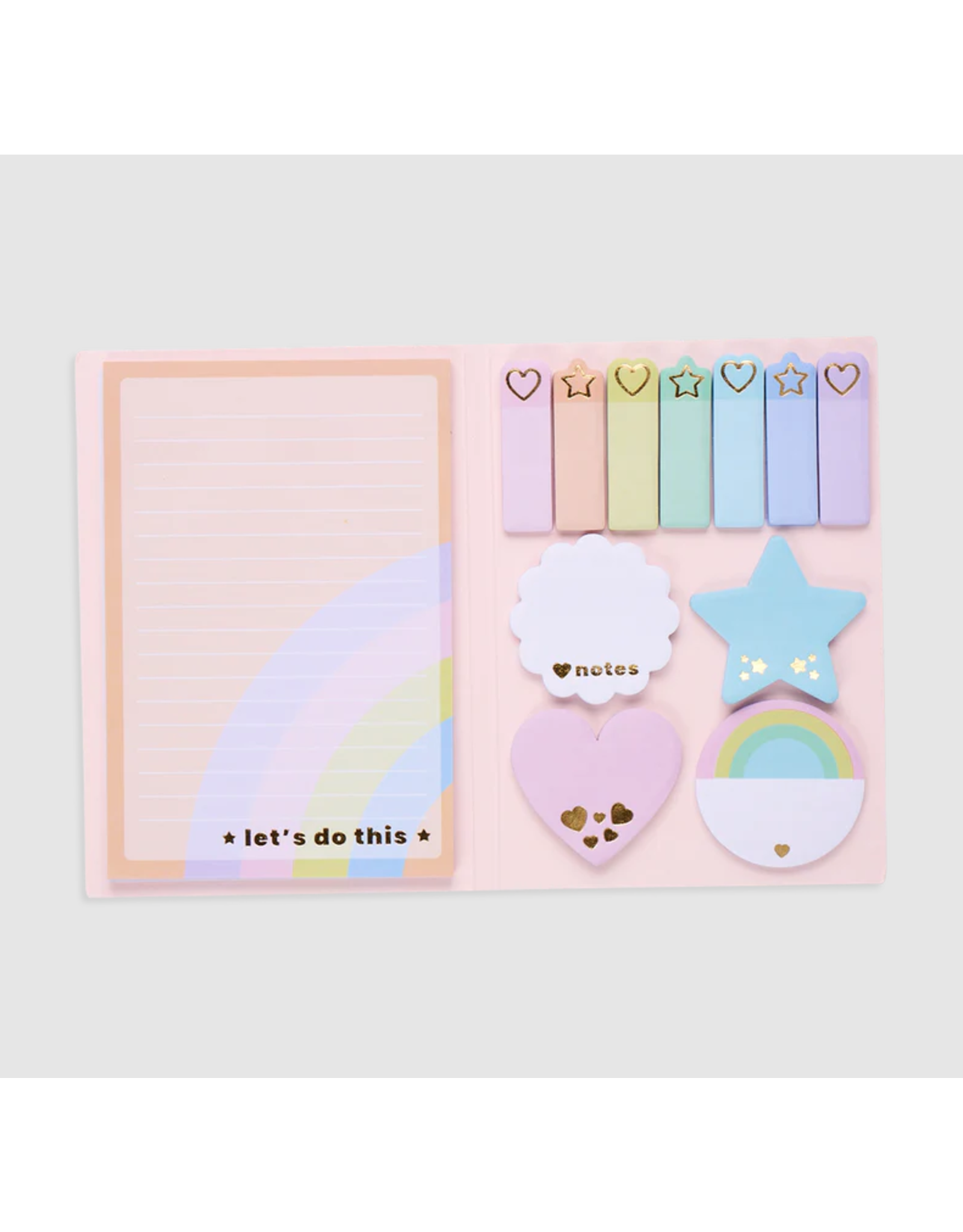 Ooly Side Notes Pastel Rainbow Style