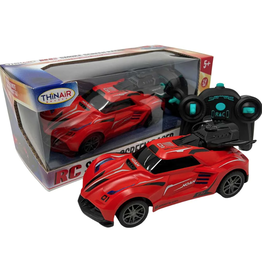 THiN AiR Brands Remote Control Smoke Screen Racer, Red