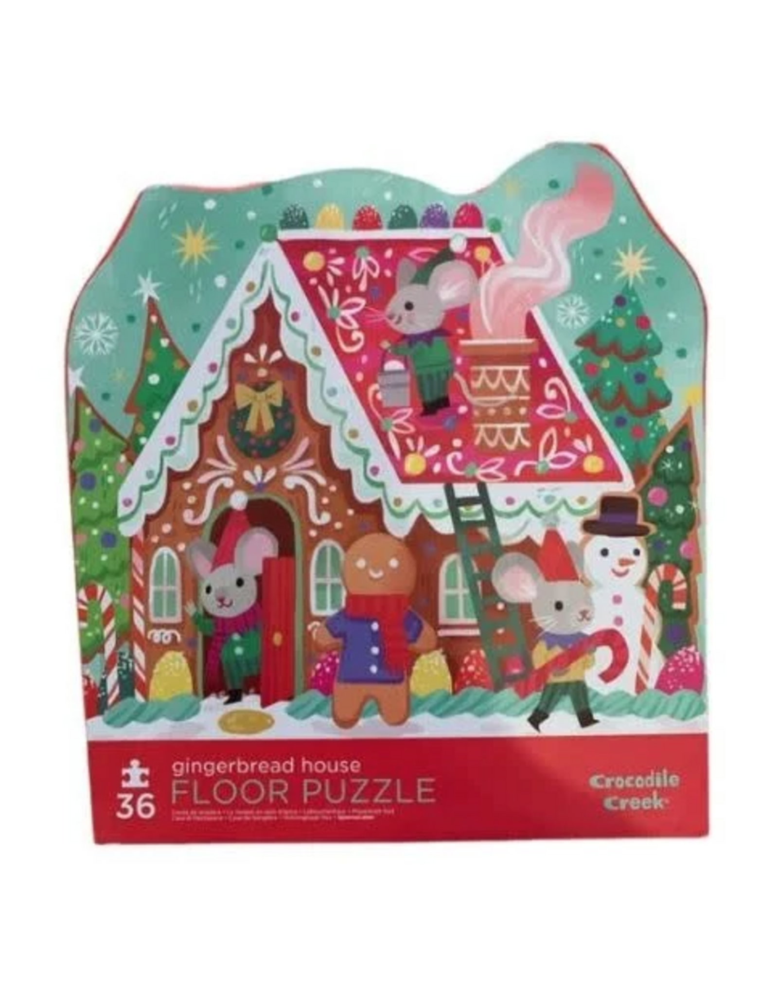 Crocodile Creek 36 pcs. Gingerbread House Floor Puzzle