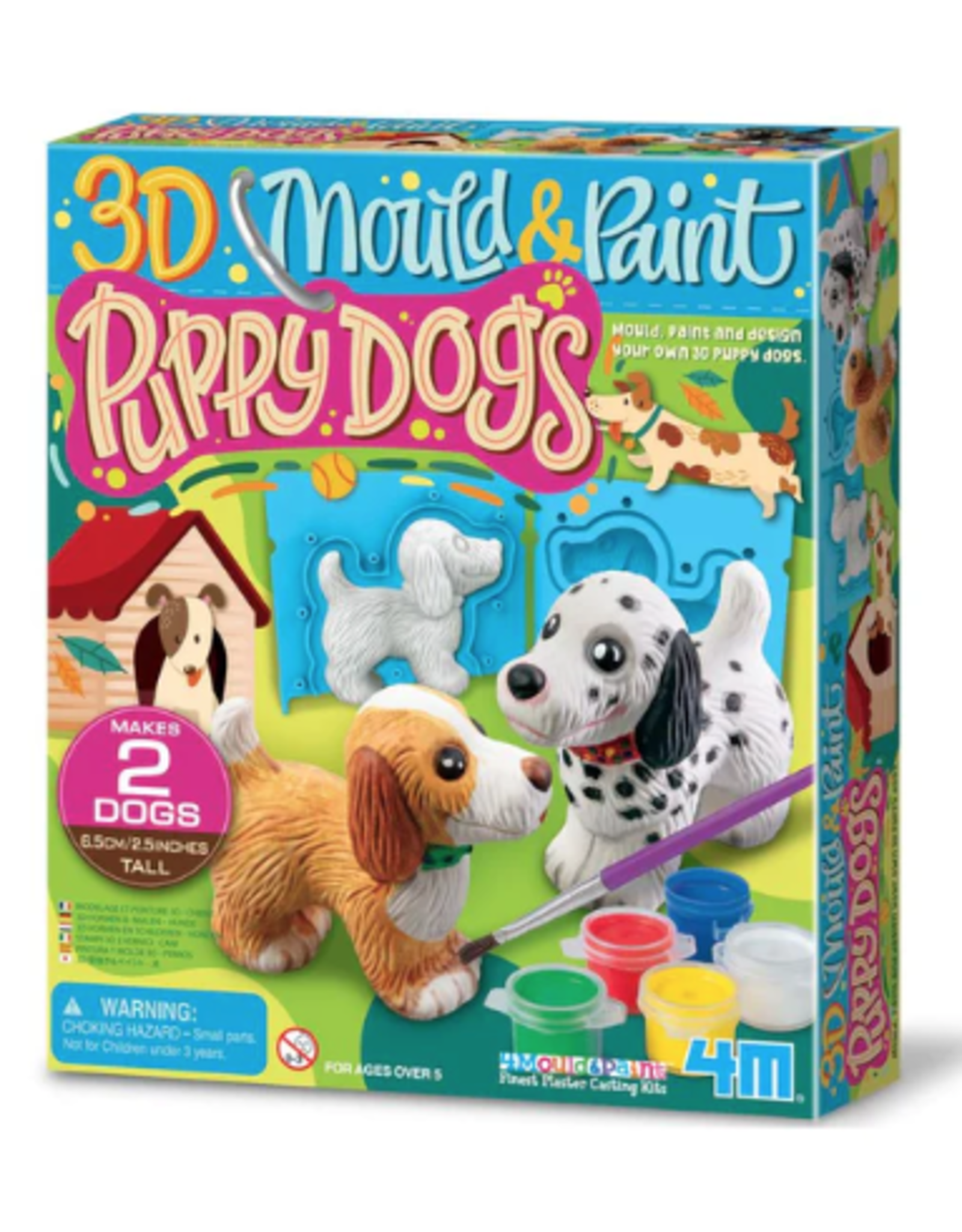 4M 3D Mould & Paint Puppies