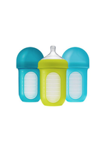 Boon Nursh Silicone Bottle Blue 3 Pack 8oz