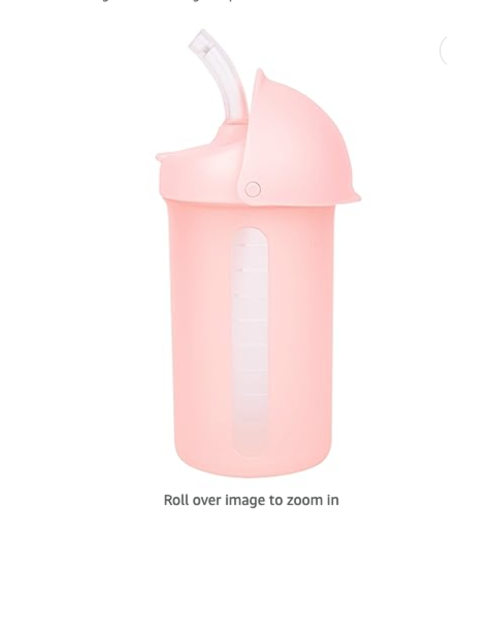 Boon Swig Straw 9oz Pink