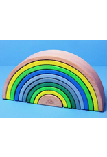 Grimm's Spiel & Holz Design Rainbow Neon - Green 10 pieces