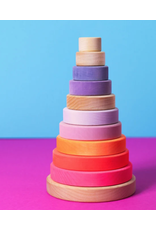 Grimm's Spiel & Holz Design Conical Tower Neon - Pink