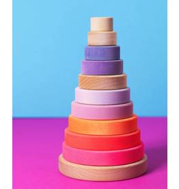 Grimm's Spiel & Holz Design Conical Tower Neon - Pink