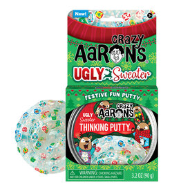 Crazy Aaron's Putty World Ugly Sweater Thinking Putty
