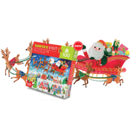 Crocodile Creek Santa's Visit 100 piece Puzzle
