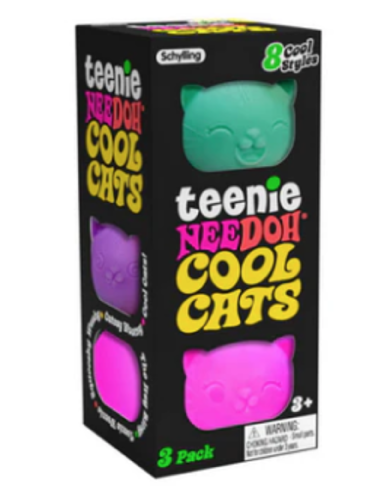 Nee Doh Teenie Nee Doh Cool Cats 3 Pack