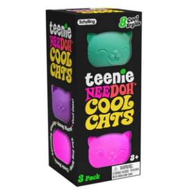 Nee Doh Teenie Cool Cats 3 Pack Nee Doh