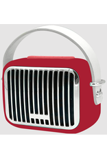 Wireless Express Retro Mini Wireless Bluetooth Speaker Red