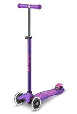 Micro Kickboard Maxi Deluxe LED Scooter Purple