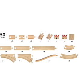 Brio 50 Piece Track Pack