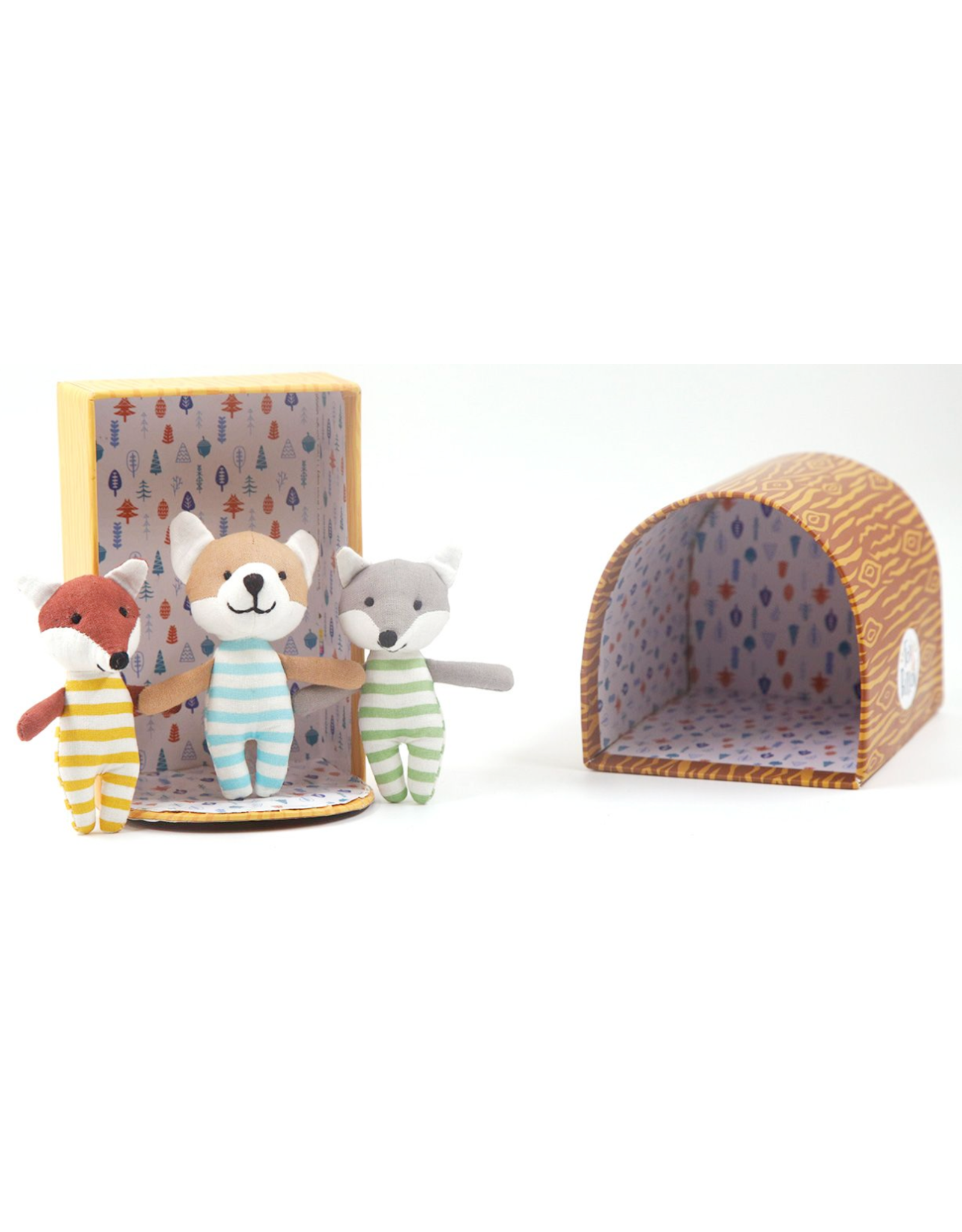 Foxy Burrow Baby Pups 3 Pack Set