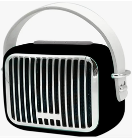 Wireless Express Retro Mini Wireless Bluetooth Speaker Black