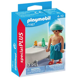 Playmobil Man With Bathtub