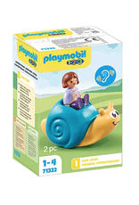 Playmobil 1.2.3 Rocking Snail With Rattle Feature