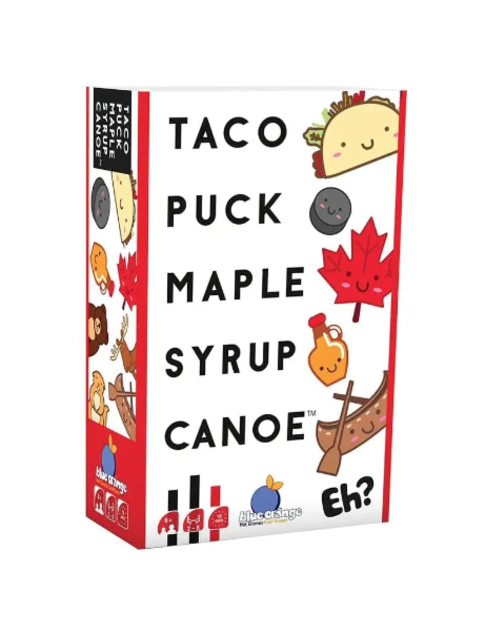 Blue Orange Taco Puck Maple Syrup Canoe