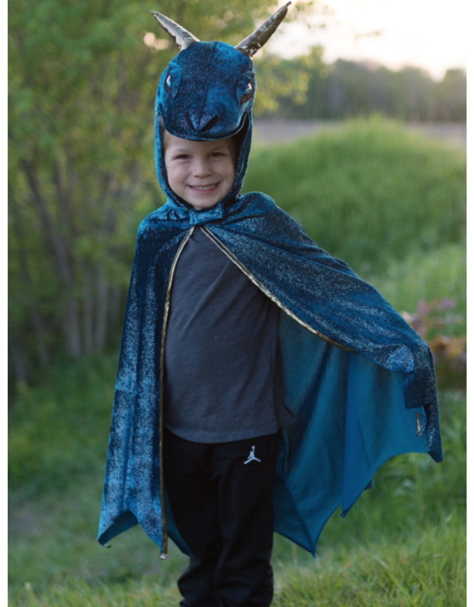 Great Pretenders Starry Night Dragon Teal/Gold