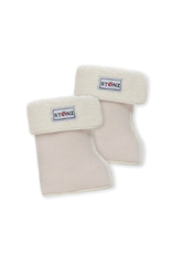 Stonz Stonz Bootie Liners Ivory Sherpa Bonded Fleece