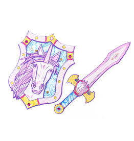 Great Pretenders Enchanted Unicorn EVA Shield