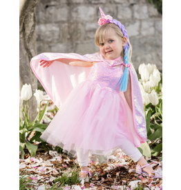 Great Pretenders Pink Sequins Cape Size 5-6