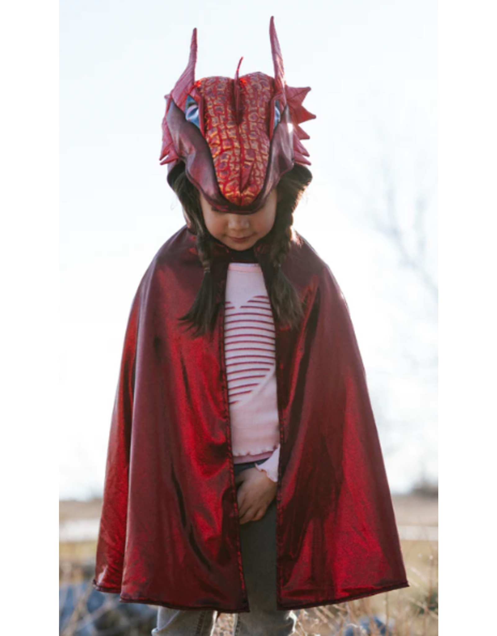 Great Pretenders Ruby The Metallic Dragon Cape 5-6