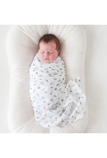 Lulujo Baby Swaddle Blanket Muslin Cotton LG Bunnies 0M+