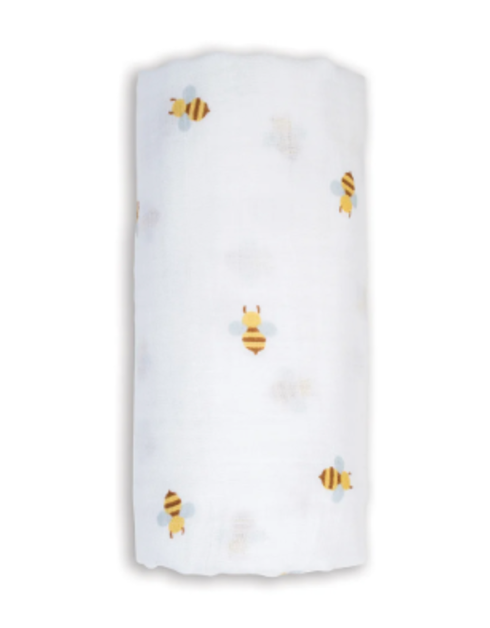 Lulujo Baby Swaddle Blanket Muslin Cotton LG Bees 0M+