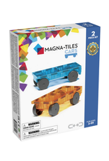 Magna-Tiles Magna-Tiles Cars 2 Piece Expansion Set: Blue & Orange