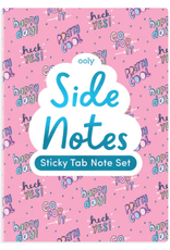 Ooly Side Notes Sticky Tab Note Pad Pastel Rainbows