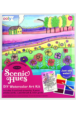 Ooly Scenic Hues D.I.Y. Watercolor Kit Flowers & Gardens