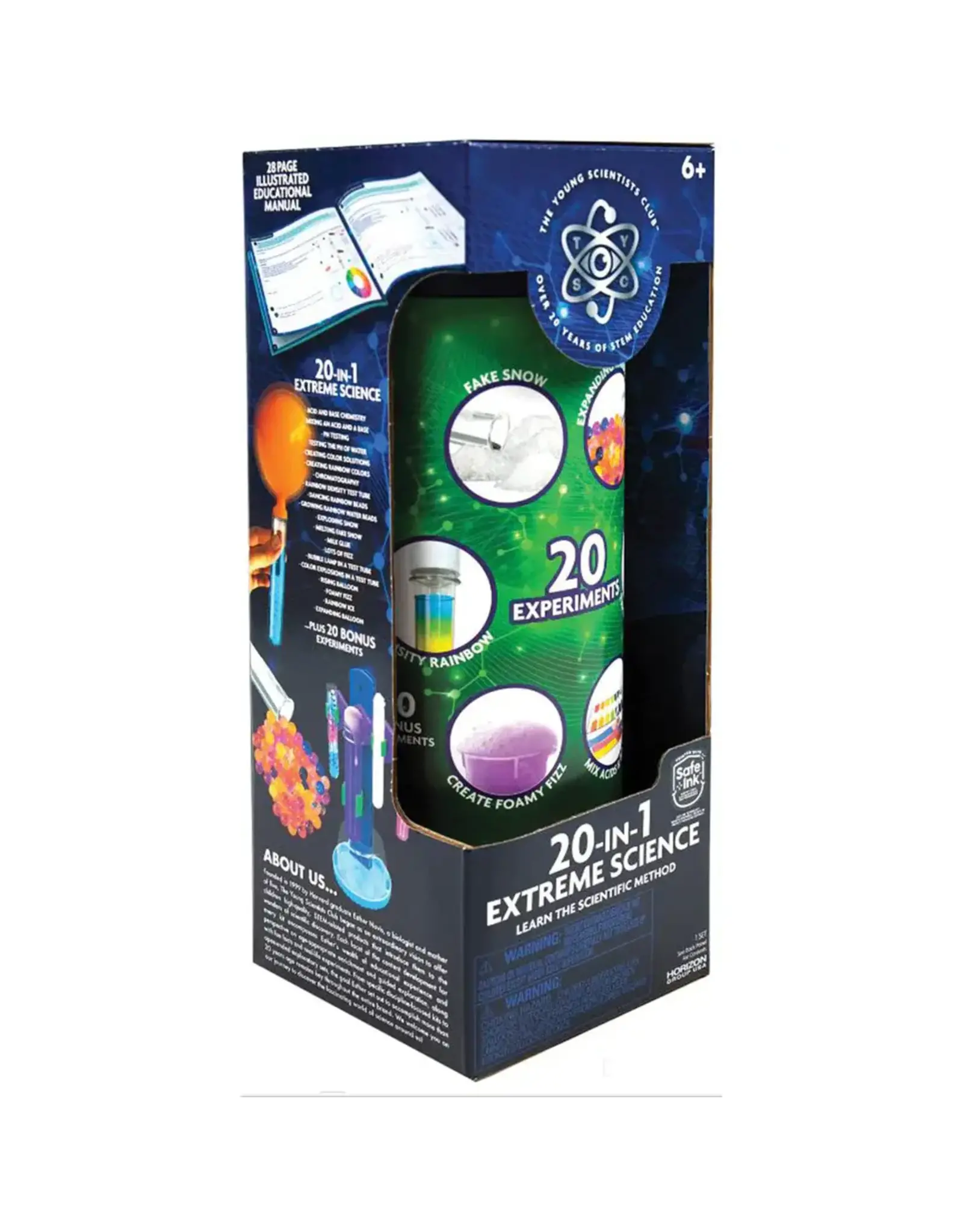 Horizon Toys The Young Scientists Club 20-in-1 Extreme Science