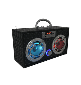 Wireless Express Black 3D Wireless Boombox With FM Radio