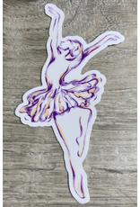 Denali & Co. Line Drawing Dancer Vinyl Sticker