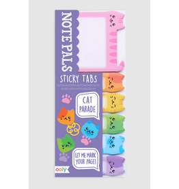 Ooly Note Pals Sticky Tabs Cat Parade