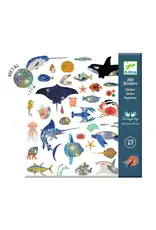 Djeco Metallic Stickers Ocean