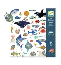 Djeco Metallic Stickers Ocean