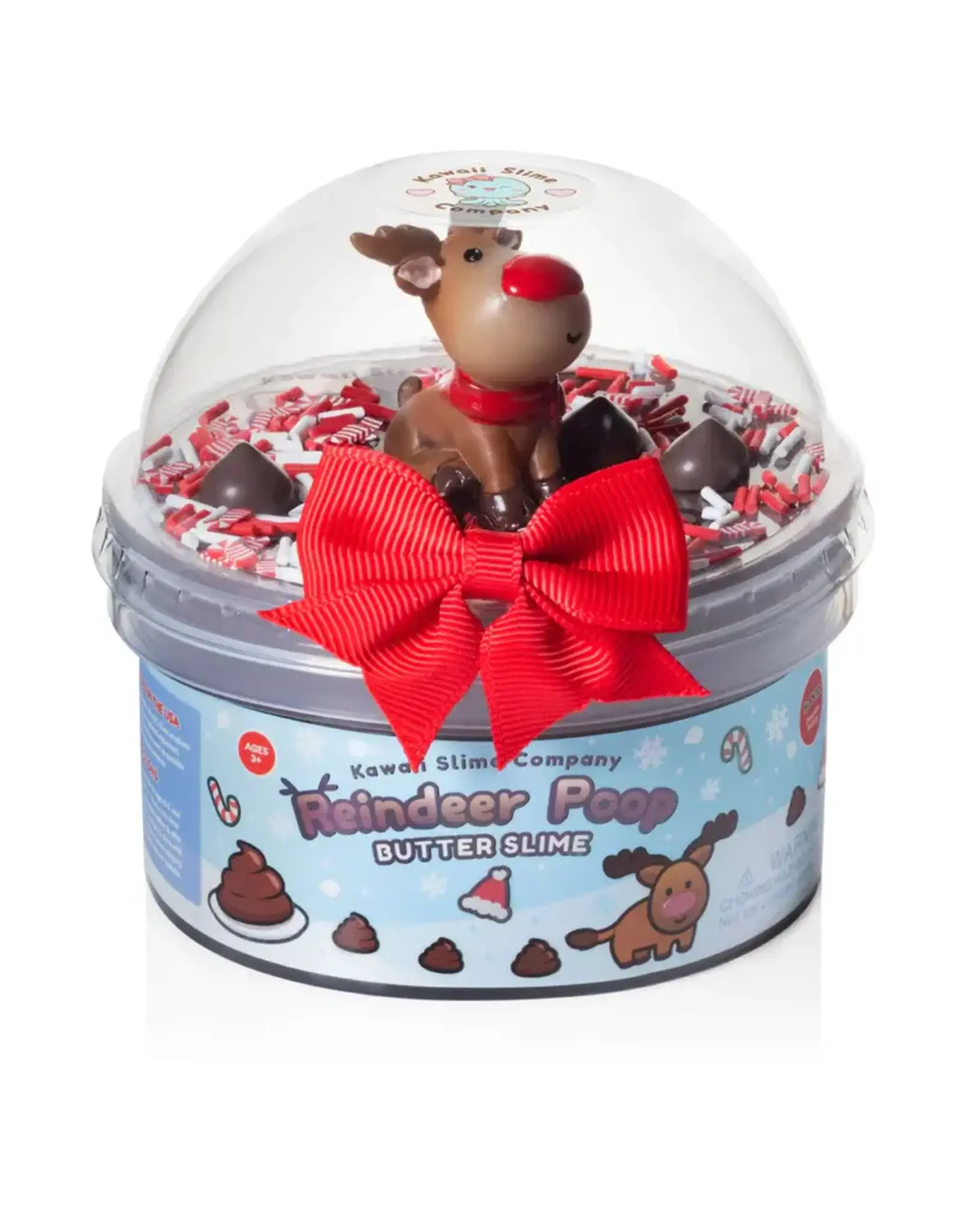 Kawaii Slime Reindeer Poop Butter Slime