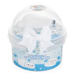 Kawaii Slime Polar Bear Plunge Clear Slime