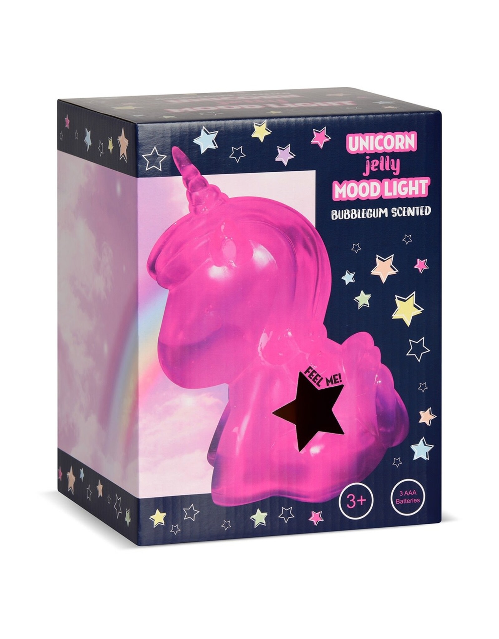 Iscream Bubblegum Scented Unicorn Pink Jelly Mood Light