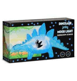 Iscream Bubblegum Scented Stegosaurus Blue Jelly Mood Light