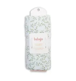 Lulujo Baby Swaddle Blanket Muslin Cotton LG Greenery 0M+