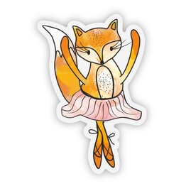 Denali & Co. Fox Ballerina Vinyl Sticker