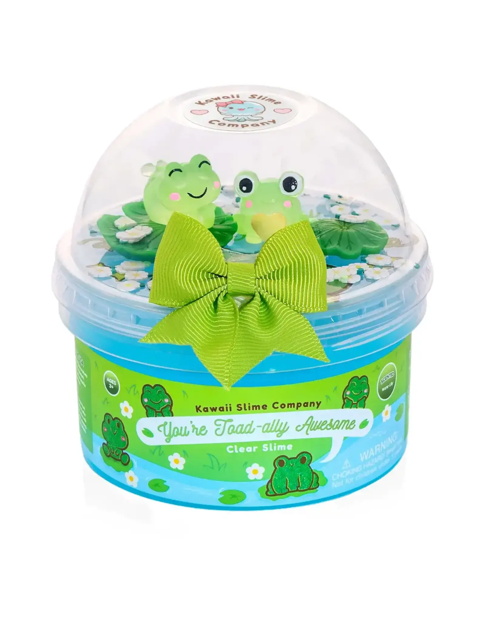 Kawaii Slime You're Toad-ally Awesome Clear Slime